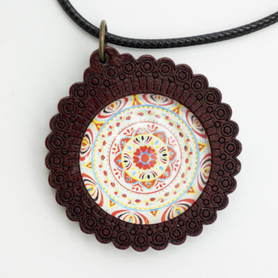 Ethno Halsketten Holz