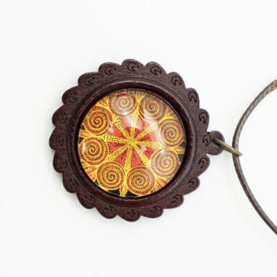 Ethno Halsketten Holz