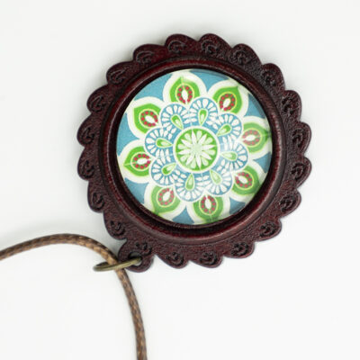 Ethno Halsketten Holz