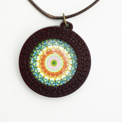 Ethno Halsketten Holz