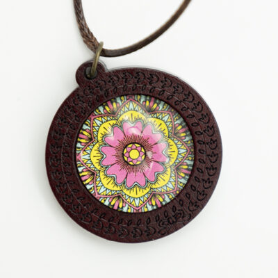 Ethno Halsketten Holz