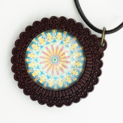 Ethno Halsketten Holz