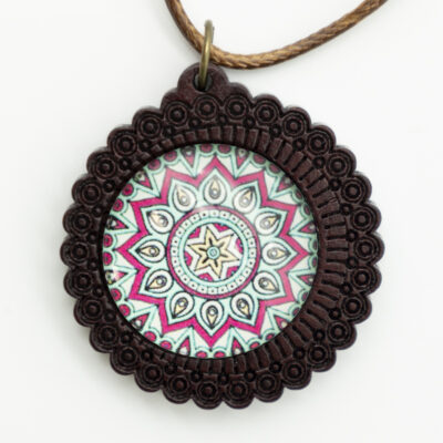 Ethno Halsketten Holz