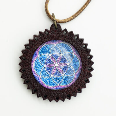 Ethno Halsketten Holz