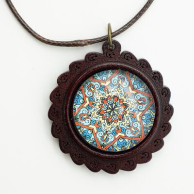 Ethno Halsketten Holz