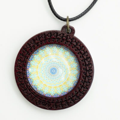 Ethno Halsketten Holz