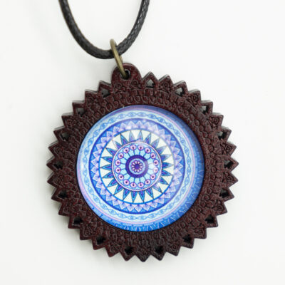 Ethno Halsketten Holz