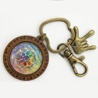 Schlüsselanhänger Holz