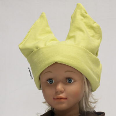 Kinder Haube mit 2 Zipfeln Jersey unisex