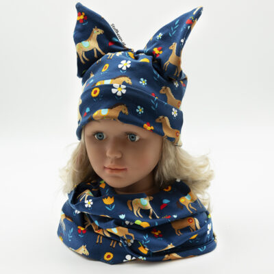 Kinder Winterkombi Jersey mit 2 Zipfel