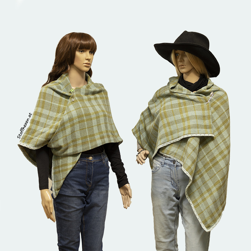 Schultertuch rechteckig Baumwolle (rechts)