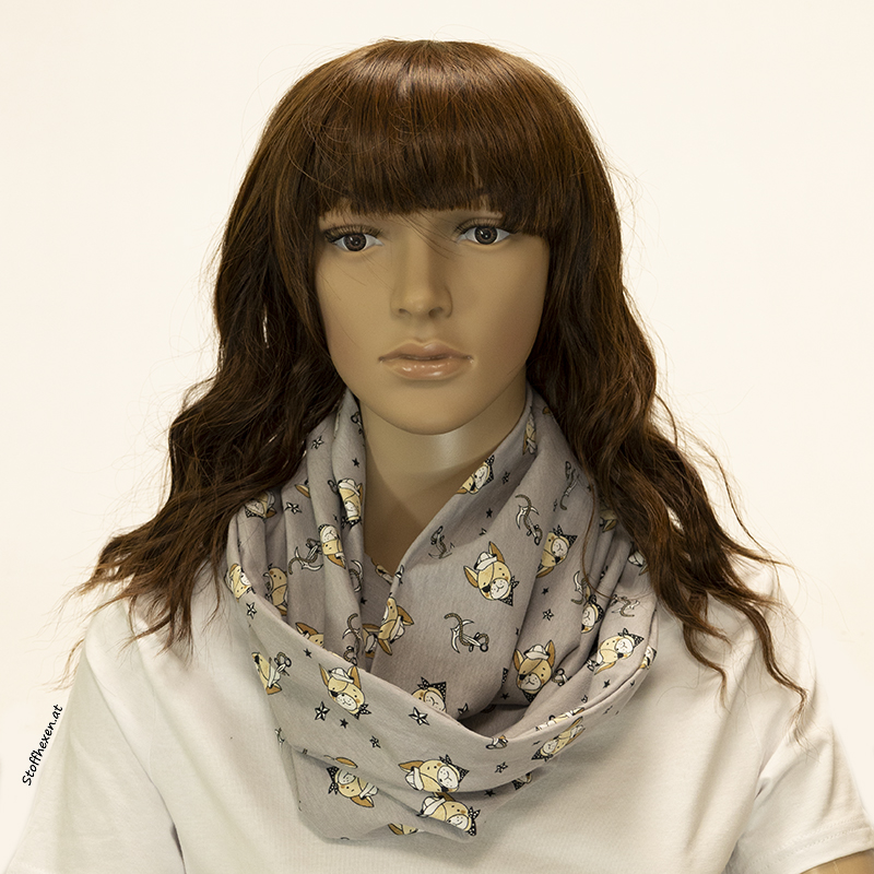 Schal-Loop genäht Jersey