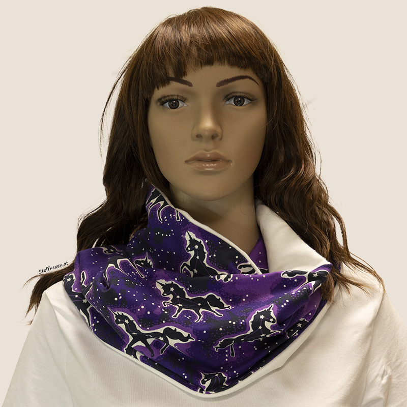 Schal-Loop genäht Jersey