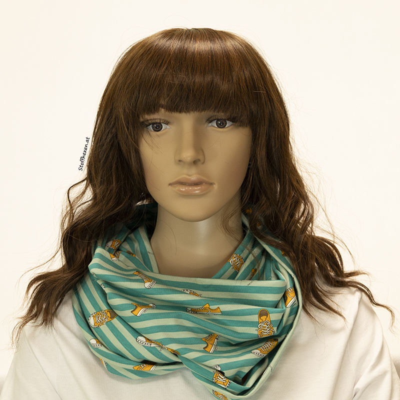 Schal-Loop genäht Jersey