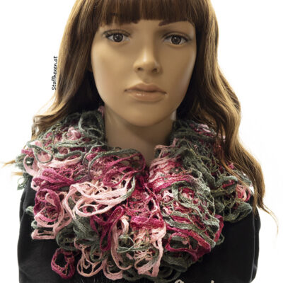 Schmuckschal aus Effektgarn